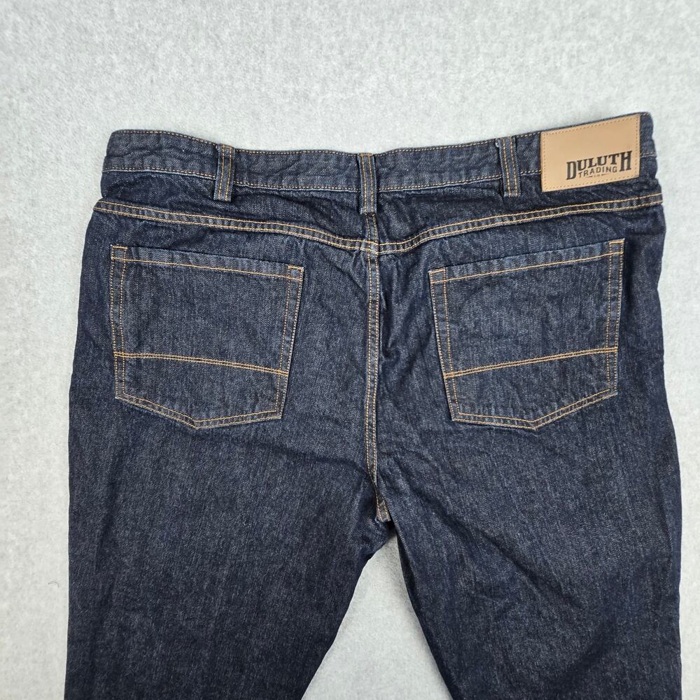 Duluth Mens 42x30 Dark Wash Jeans - Picture 6 of 16